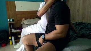 Got screwed bareback by this nineteen years old nursery student and then pees on him - 2 image