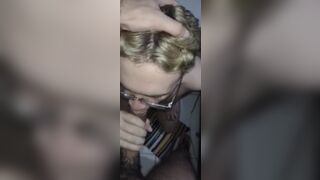 Suceping sucking even gets milk in the face - 8 image