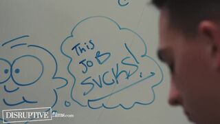 Douchebag Boss Dominates Submissive Employee At Work - Carter Woods, Masyn Thorne - 2 image