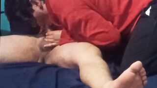 He sucks the unknown, penetrates me and comes in my mouth for money PT1 - 1 image