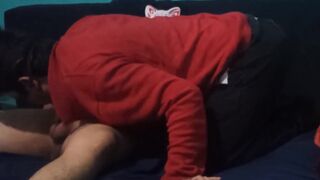 I make a blowjob to my hetero friend - 11 image