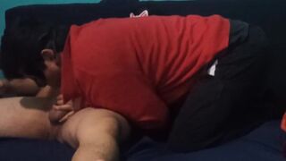 I make a blowjob to my hetero friend - 13 image