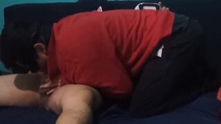 I make a blowjob to my hetero friend - 14 image