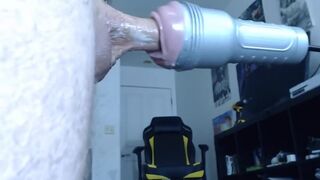 Flesh Light Fuck Machine Injected With Cum - 8 image