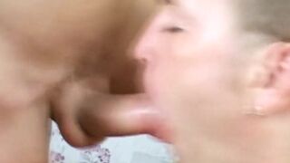 Hot oral sex until ecstatic long cum in face - 6 image