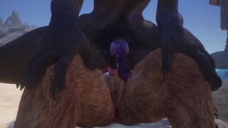 Gay Lion & Wolf Fuck By The Beach and Make Lots of Cum (Furry Orgasm In Mouth) / Wild Life Furries - 13 image