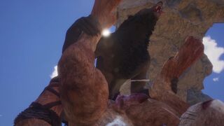 Gay Lion & Wolf Fuck By The Beach and Make Lots of Cum (Furry Orgasm In Mouth) / Wild Life Furries - 14 image