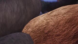 Gay Lion & Wolf Fuck By The Beach and Make Lots of Cum (Furry Orgasm In Mouth) / Wild Life Furries - 3 image