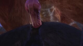 Gay Lion & Wolf Fuck By The Beach and Make Lots of Cum (Furry Orgasm In Mouth) / Wild Life Furries - 8 image