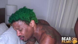 BEARFILMS Black Gay Anthony Bred Raw By Bear Mark Mathews - 14 image