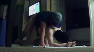 ANONYMOUS OPEN DOOR BAREBACK BY TWO YOUNG GUYS