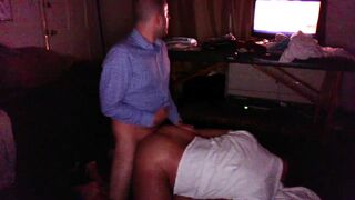 Older Guy Takes 2 Anon Loads back to back