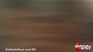 Male Whore Bareback fucked and Creamed - Bukkake Boys - 3 image