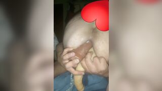 Two dildos split my little anus - 11 image