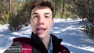 Bound Twink Becomes Wild Man On Hiking Training Camp - DisruptiveFilms