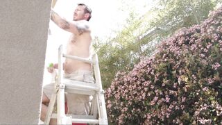 NextDoorBuddies Twink Takes Raw Advantage of Handyman's Big Boner - 2 image