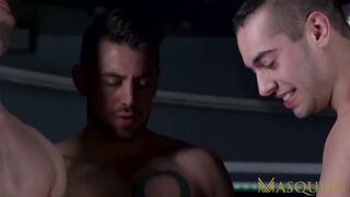 MASQULIN Gay Bottom Rimmed And Barebacked In Hardcore Group - 5 image