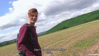 A Twink Has His Metal Detector Ready To Hunt For Metal But He Stumbles Upon A Guy With A Dick Hard As A Metal - BIGSTR