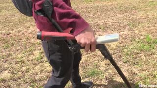 A Twink Has His Metal Detector Ready To Hunt For Metal But He Stumbles Upon A Guy With A Dick Hard As A Metal - BIGSTR