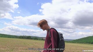 A Twink Has His Metal Detector Ready To Hunt For Metal But He Stumbles Upon A Guy With A Dick Hard As A Metal - BIGSTR