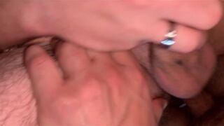Gay bare fuck in different position with final cumshots on the table - 15 image