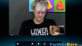 Redhead Dennis Pierce cum sprayed after twink bareback