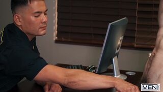 Officer Colton Reece Brings Twink Harrison Todd Back To The Police Station & Gives Him The Fuck Of His Life - MEN - 5 image