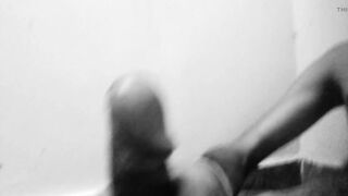 Closeup look of hole in big dick. Experimental masturbation porn. - 7 image