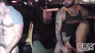 hot bareback on the roof top