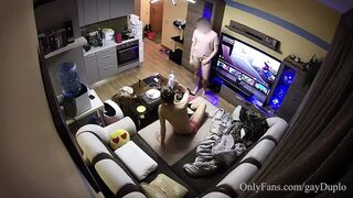 Fucking Moaning Btm Bb on 3 Cameras, Cumming in His Ass with Cum Leaking!