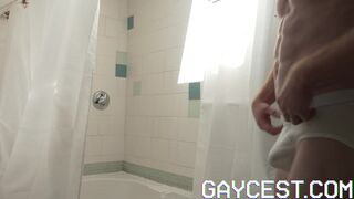 Gaycest Brody Fox rides big dick DILF bear Cain Marko raw bareback - 3 image