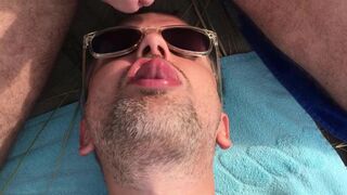 Public - Naked fun on the beach - Jerk, Suck, Assplay with toys and fuck - 6 image