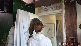 Gettin 2 know Super Fit 19yr, pop star looks, proper chav takes CUM up the arse- Unedited vid - 1 image