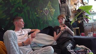 Gettin 2 know Super Fit 19yr, pop star looks, proper chav takes CUM up the arse- Unedited vid