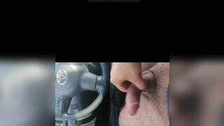 I erect my thick cock and push the dildo into my ass