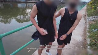 Inexperienced twinks travel go to hotel fuck boy handsome muscle bareback - 5 image
