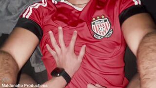 Two Guys Enter My Hotel Room And Fuck Me Ass - FULL ON RED - 7 image