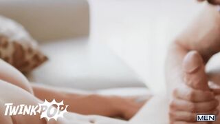 TWINKPOP - Malik Delgaty Pounds Travis Connor In Prone Bone, Then Shoots His Load All Over His Face - 3 image