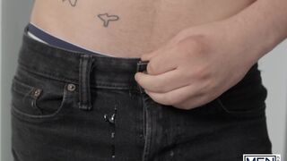 MEN - Ryan Bailey Kneels To Take Malik Delgaty's Load Directly Into His Mouth, Successfully Quenching His Thirst For Cum - 2 image