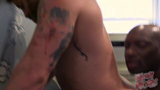 Fucking Breeding Tatted Muscle Ass