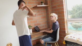 A Deep Massage and a Deeper Dick Down