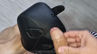 Puppy twink in fountains of cum from stepbrother from big dick!