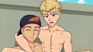 My friend takes his cock out of his pants and fucks me - 11 image