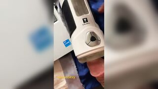 Mature with masturbator