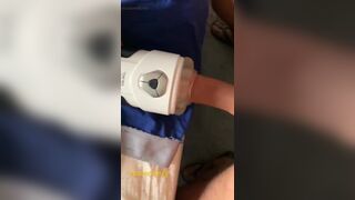 Mature with masturbator