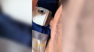 Mature with masturbator