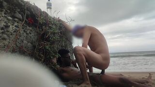 CRUISING ON THE BEACH WITH STRANGER - 14 image