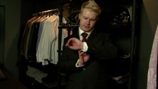 Twinks enjoy a threesome banging on the floor, by the