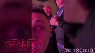 Ultimate stunning Hung young Lads take turns on Blonde cute twink with their Enormous Cocks - 1 image