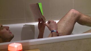 Theo Reid & Dan Broughton, relaxing sex in a hot tub, with